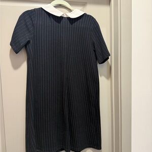 Pull&Bear Black and White Pinstripe Dress